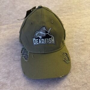 DeadFish Camo Realtree  Advertising Strapback‎ Adjustable Hat Baseball Cap New